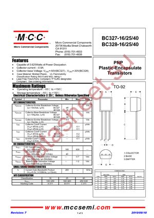 BC327-25-AP datasheet  